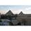 Site: Giza; View: Khufu pyramid, Khafre pyramid