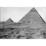 Site: Giza; View: Khafre pyramid, Menkaure pyramid