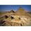 Site: Giza; View: Khufu pyramid, G I-a, G I-b, G I-c