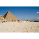 Site: Giza; View: Khafre pyramid temple