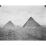Site: Giza; View: Giza, Khufu pyramid, Khafre pyramid