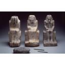 Site: Giza; view: Menkaure Valley Temple, G 2381, G 2150